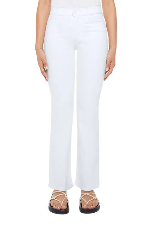 MOTHER Lil Kick It High Waist Straight Leg Jeans in Totally Innocent at Nordstrom, Size 29 | Nordstrom