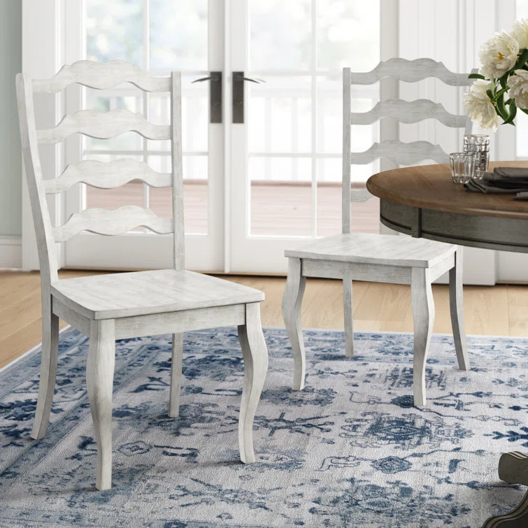 Huling Solid Wood Ladder Back Side Chair | Wayfair North America
