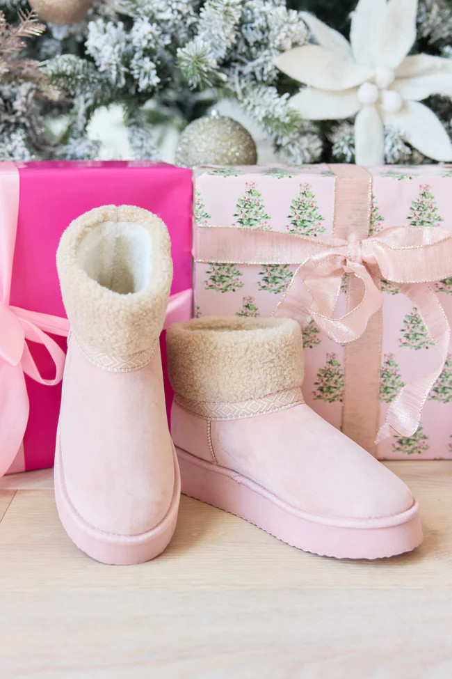 Payton Blush Platform Boots SALE | Pink Lily