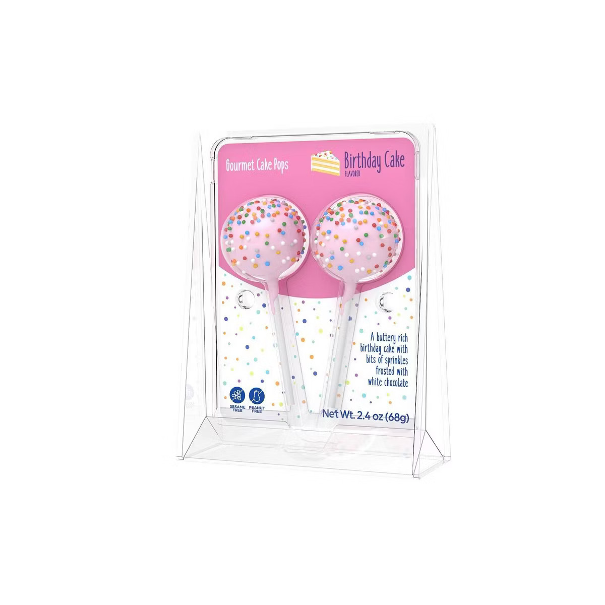 Creative Pops Birthday Cake Pops - 2.4oz/2ct | Target
