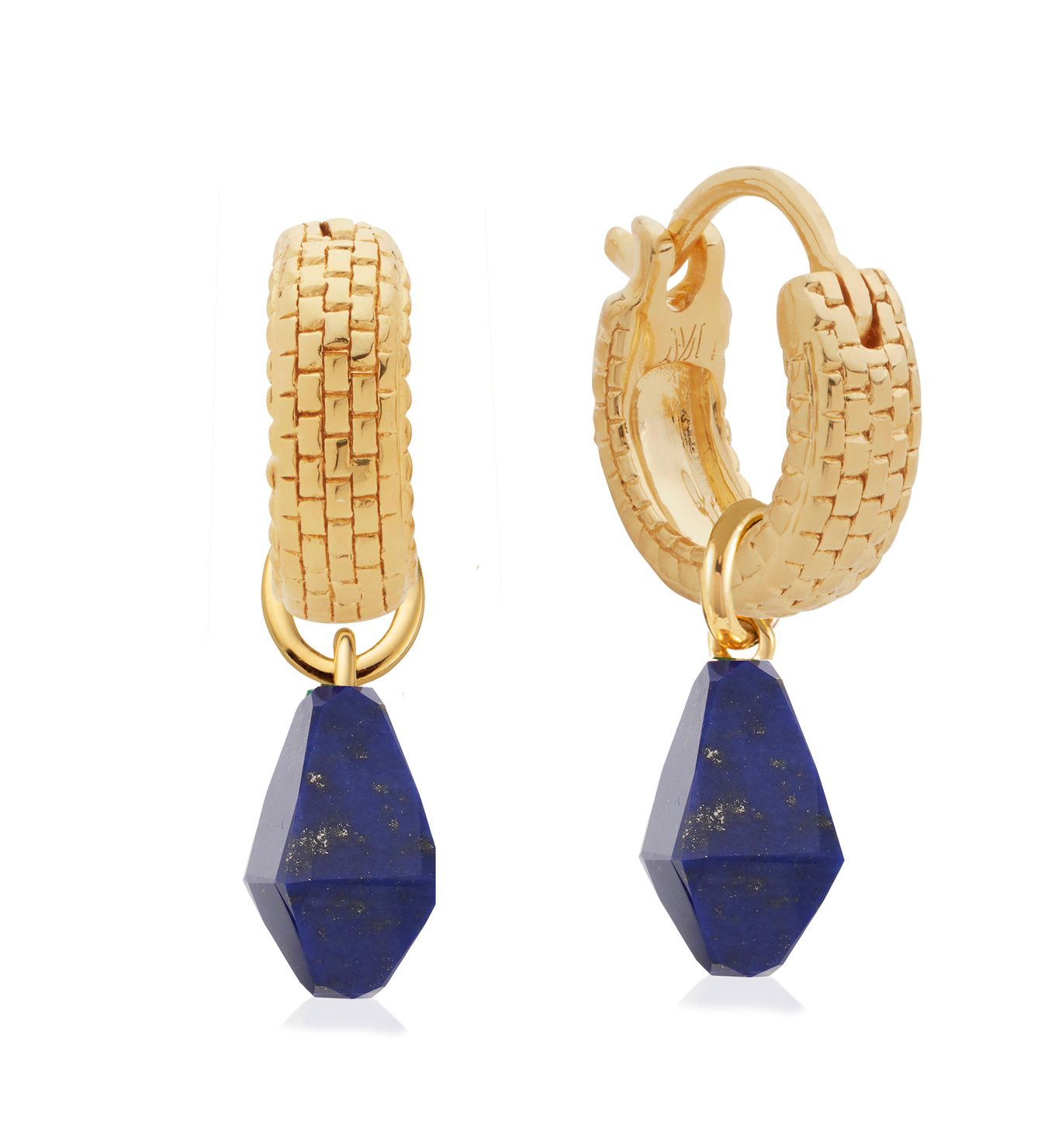 Doina Lapis Gemstone and Huggie Earring Set | Monica Vinader (Global)