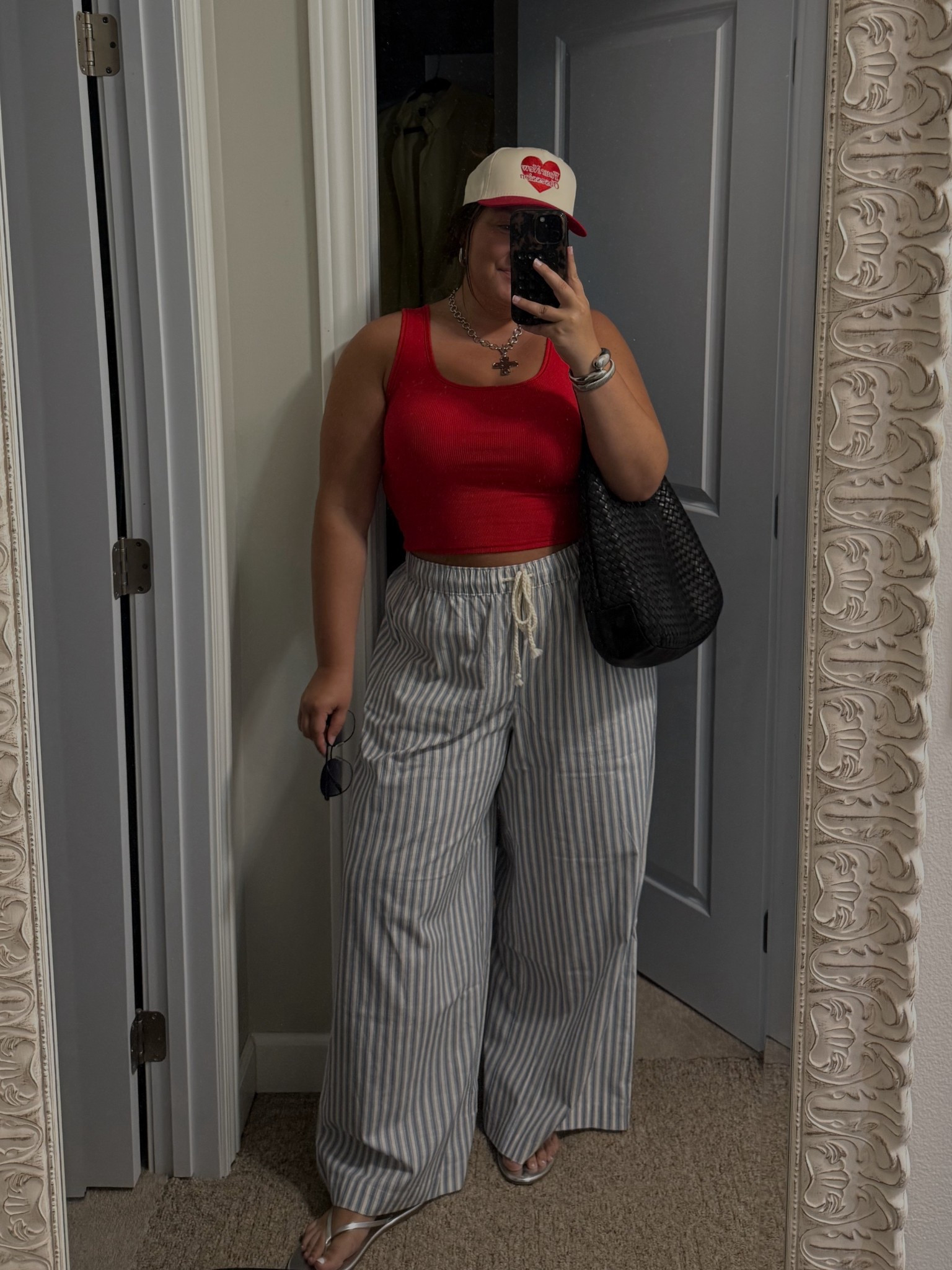 size 2X tank and 2 in pants (should’ve done the 1!)   

#LTKStyleTip #LTKPlusSize #LTKFindsUnder50