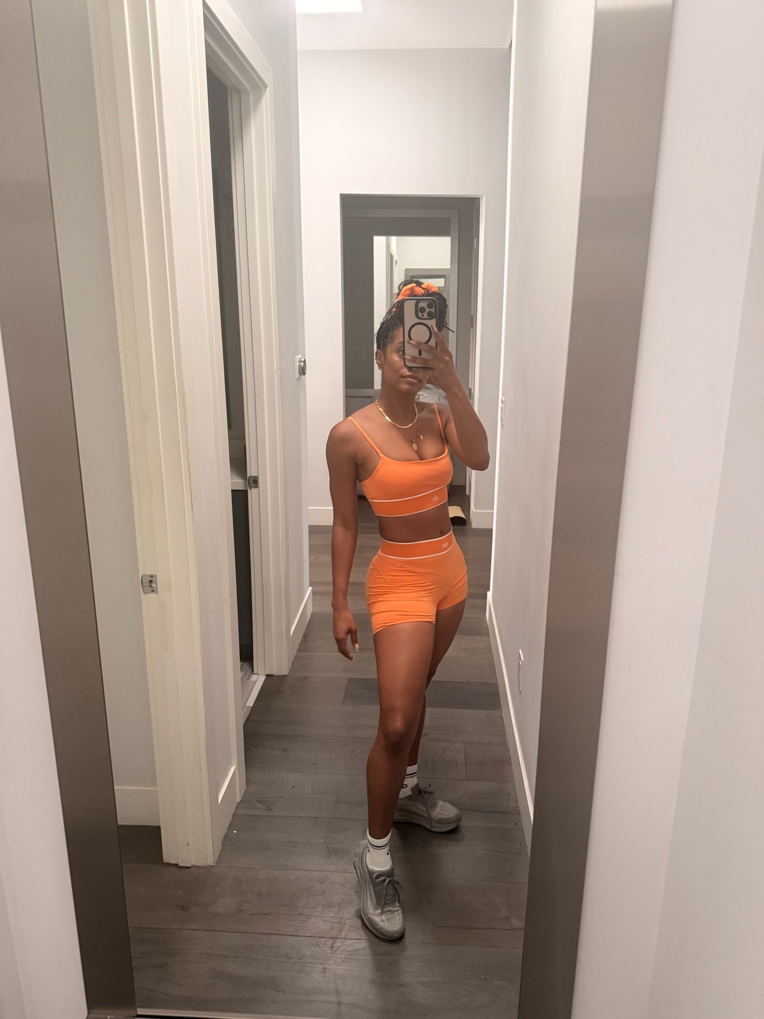 Gym fit 🧡

#LTKgrwm #LTKdayinmylife #LTKootd