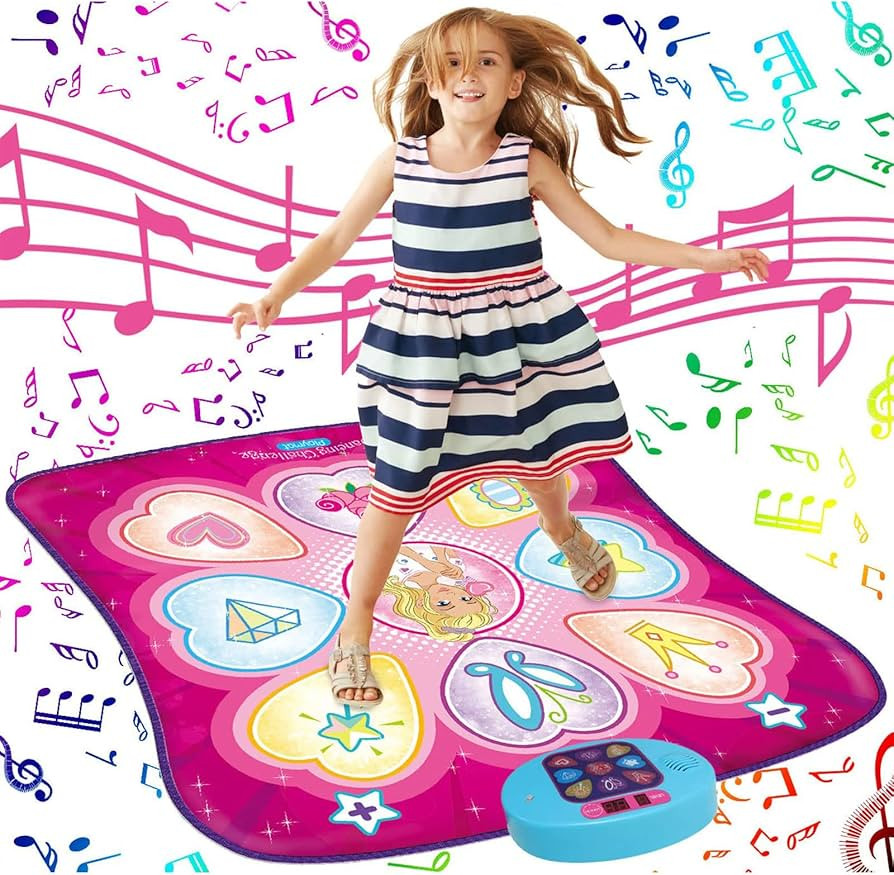 SUNLIN Dance Mat - Dance Mixer Rhythm Step Play Mat - Game Toy Gift for Kids Girls Boys with LED ... | Amazon (US)