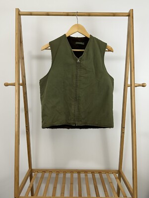 VTG WWII WW2 40s USN Deck Alpaca Vest Conmar Zipper 20x23 (Small)  | eBay | eBay UK