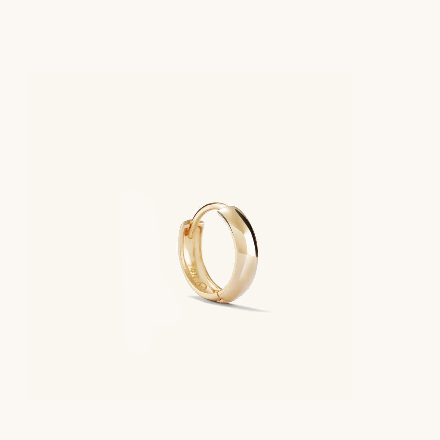 Single Bold Huggie Hoop | Mejuri (Global)