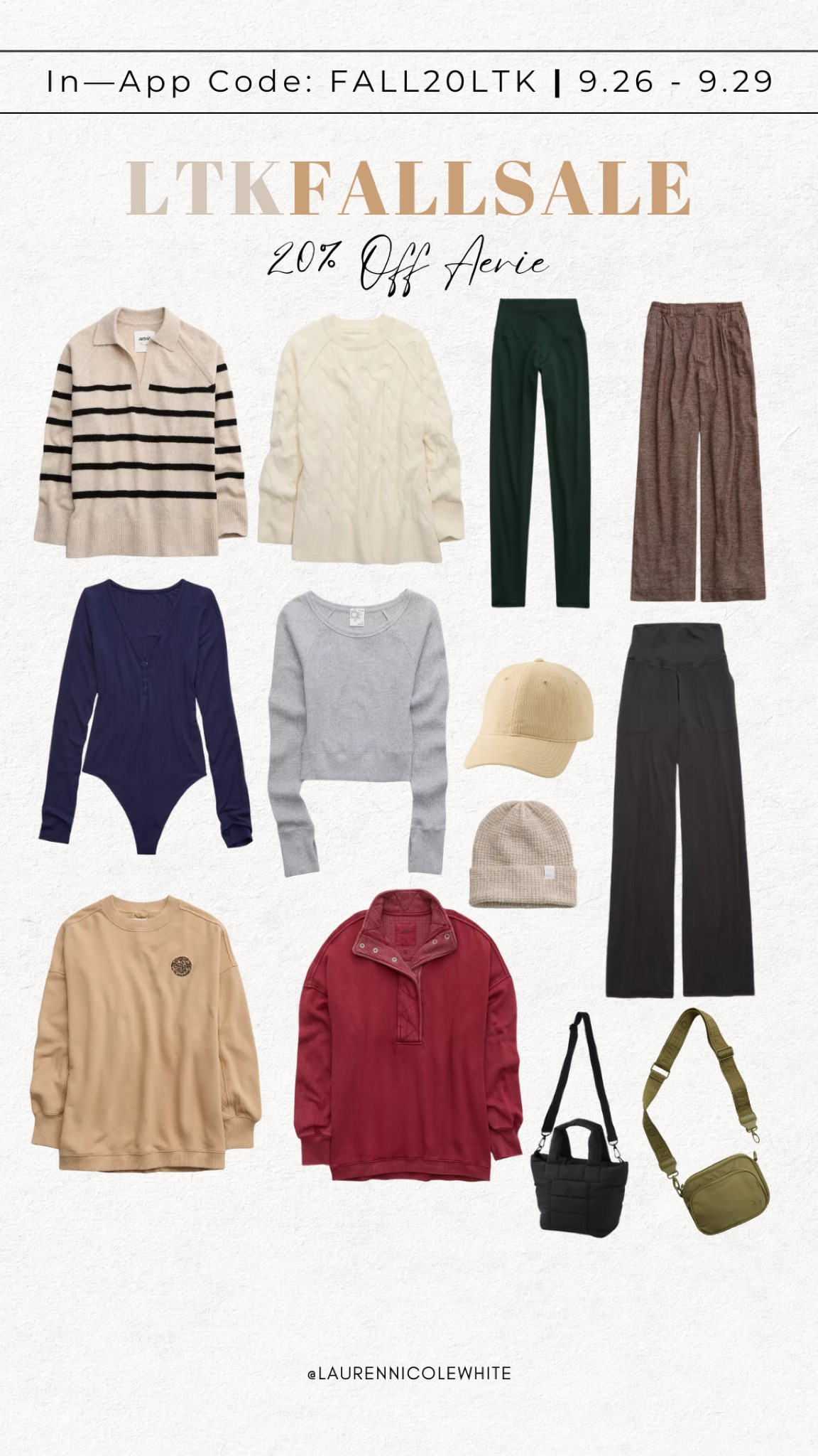 20% off Aerie with code FALL20LTK

#LTKFallSale #LTKSeasonal