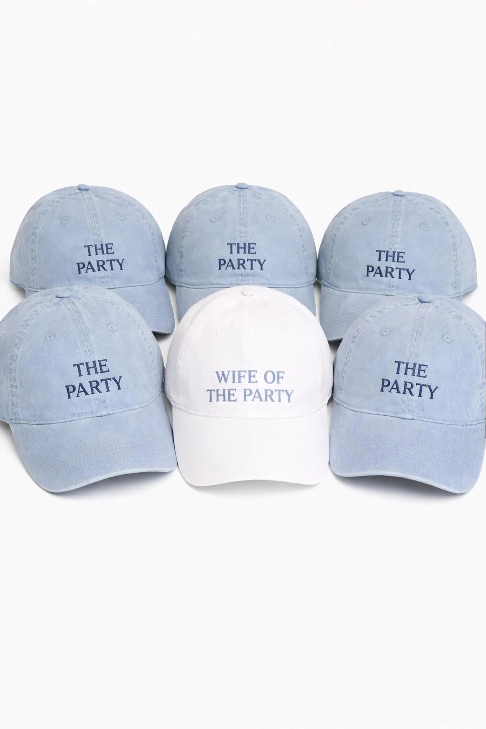 Hen Bachelorette Embroidered Caps, Wife of the Party Hat, Girls Trip Bridal Party Accessories - E... | Etsy (Global)