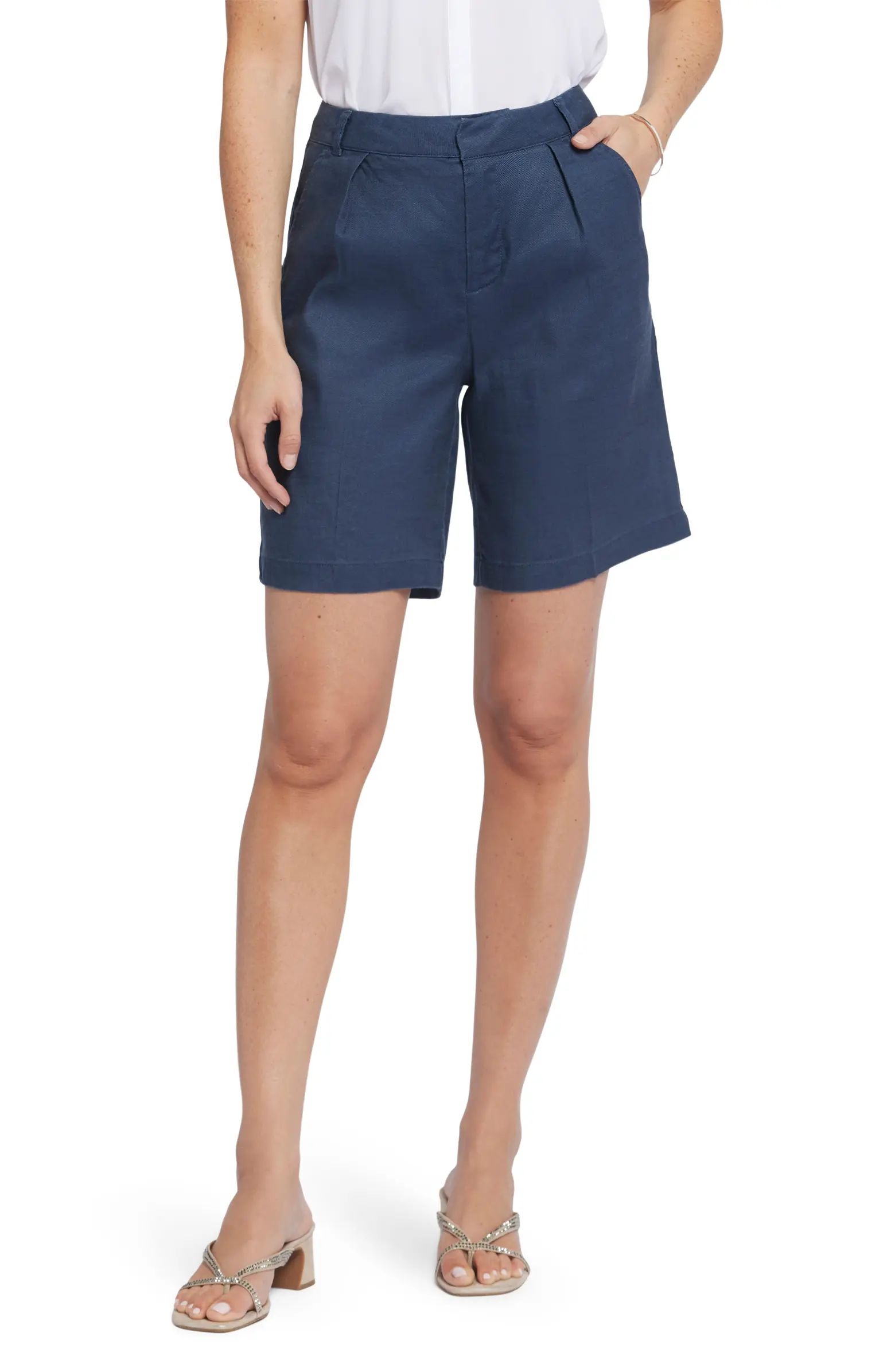 Relaxed Linen Blend Shorts | Nordstrom