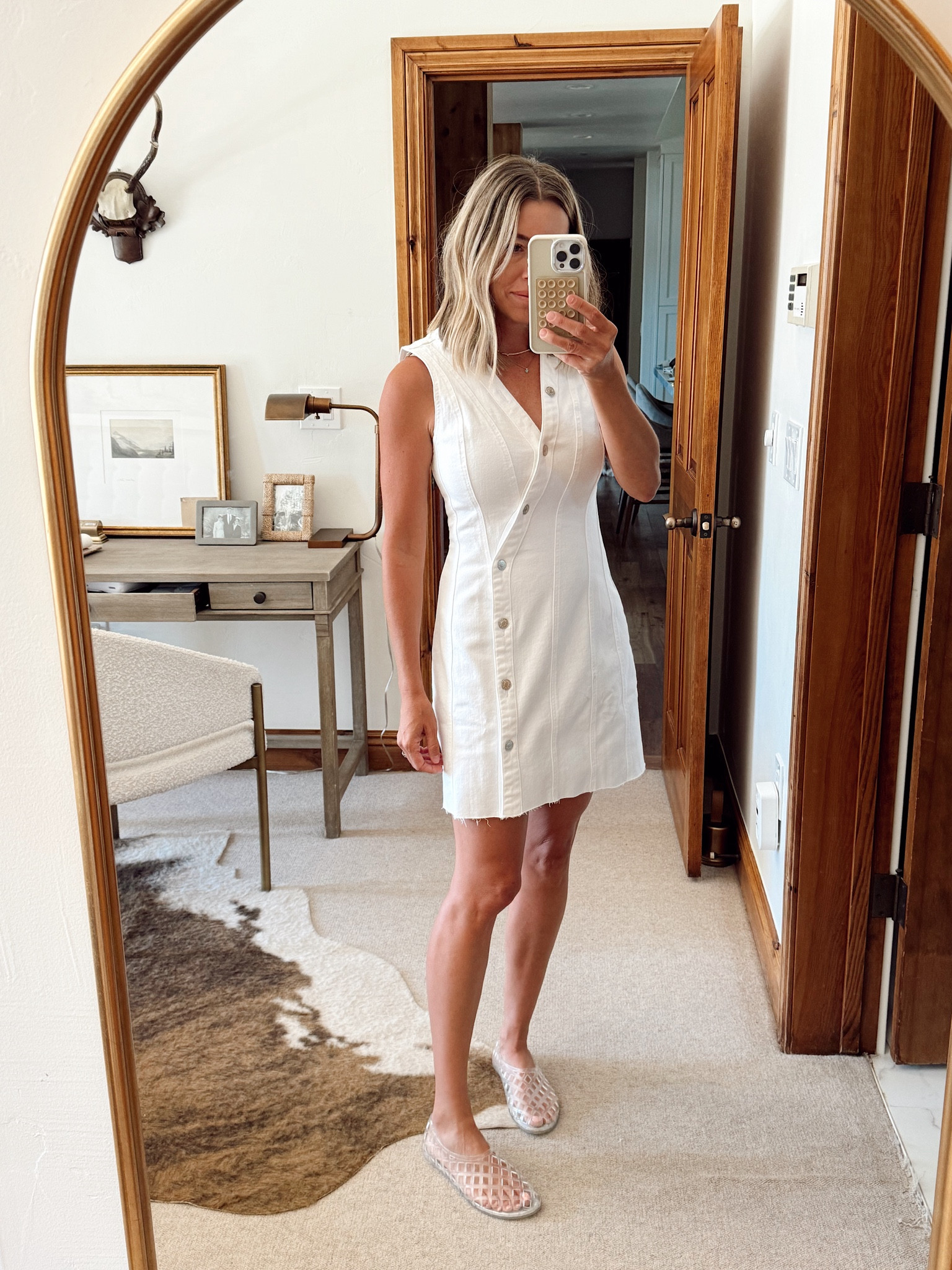 white christmas dresses STRAND DRESS