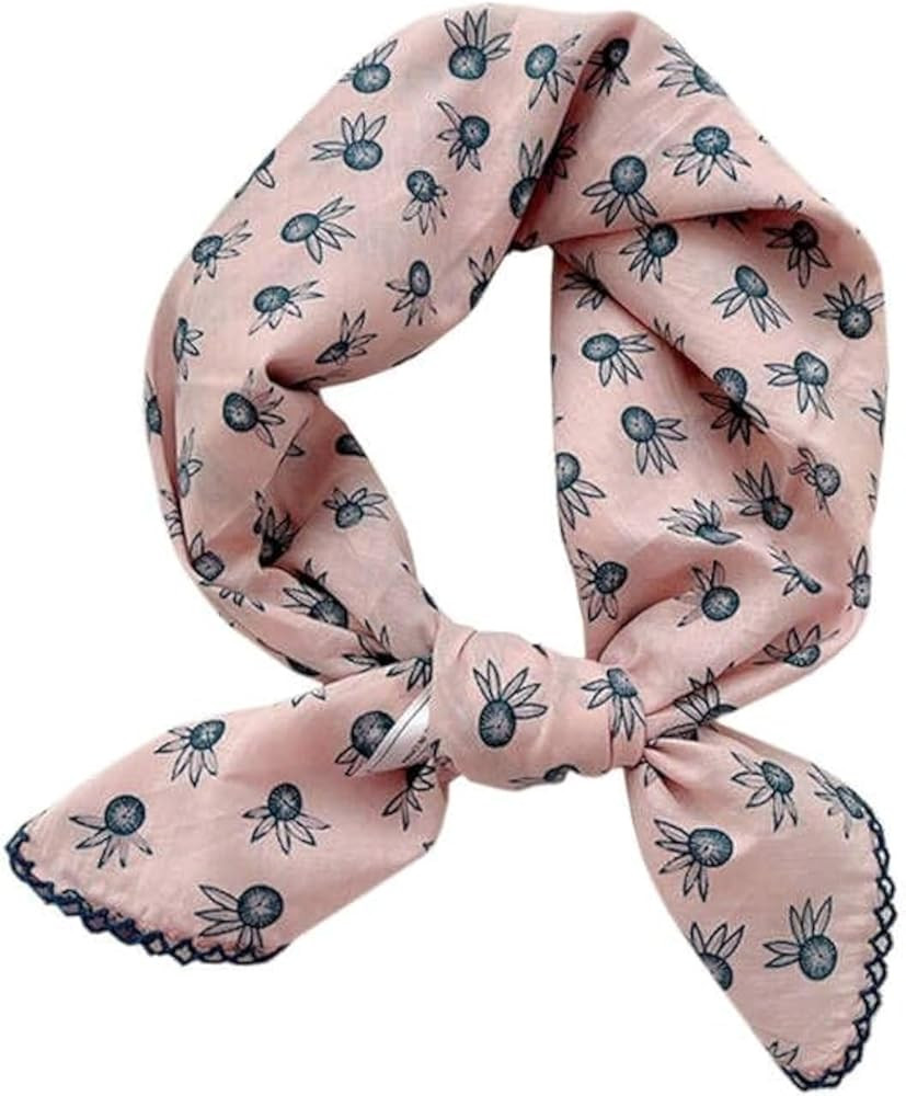 Large Cotton Bandana Headband, Head Wrap, Protective Coverage, Hair Neck Scarf for Women 28 x 28 ... | Amazon (US)