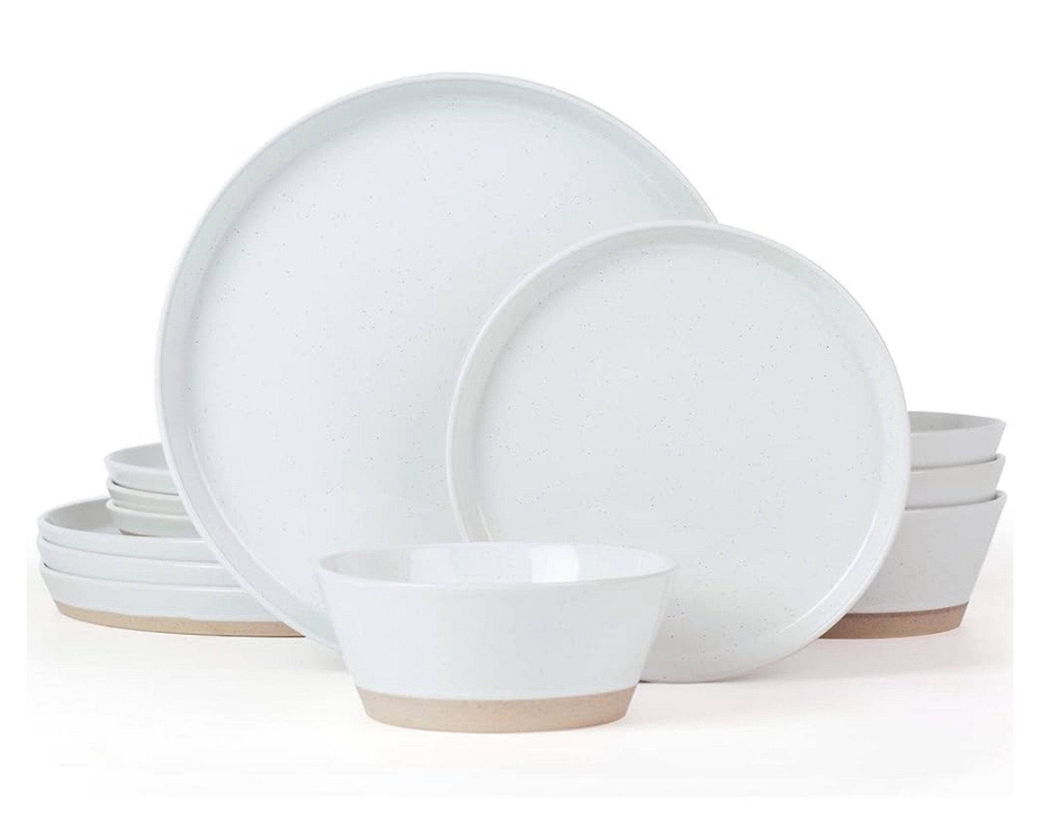 Crate and barrel dupe Dinnerware set, minimalist style and neutral colors  

#LTKhome #LTKHoliday #LTKsalealert