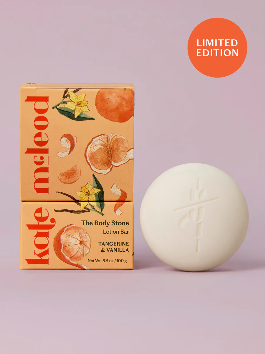 Tangerine & Vanilla | Deep Moisturizing Lotion Bar | Kate McLeod