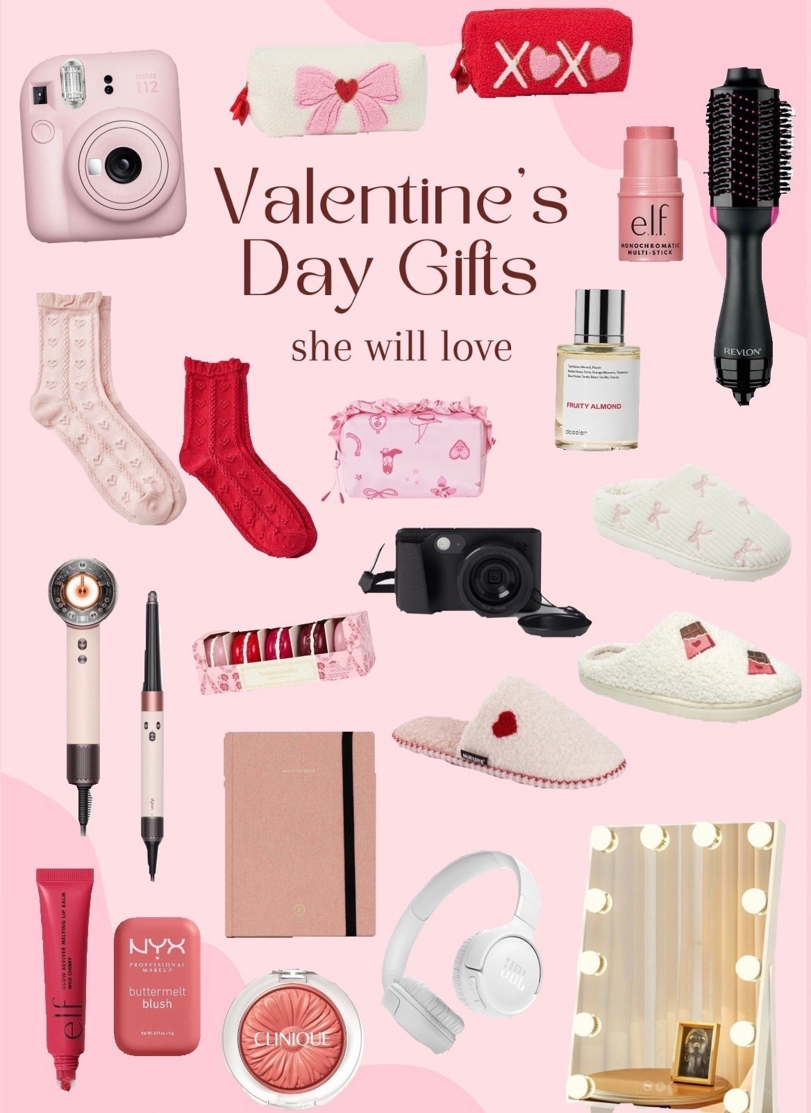 Please trust me. She will definitely be thanking you for any of these!
Your ONE STOP Valentine’s Day gift guide for her & she will definitely be thanking you! 
All things she will use & love 💕 

#Womens #Girls #ValentinesDay #GiftsForHer #ForHer #Wife #Girlfriend #Daughter #GiftGuideForHer #ValentinesDayGiftGuide #TargetFinds #Love #DysonHair #Slippers #Perfume #MakeUp #Valentine #GirlApproved #Camera #Beauty #GiftGuide #ToastyBlush #DigitalCamera

#LTKSaleAlert #LTKSeasonal #LTKmomlife