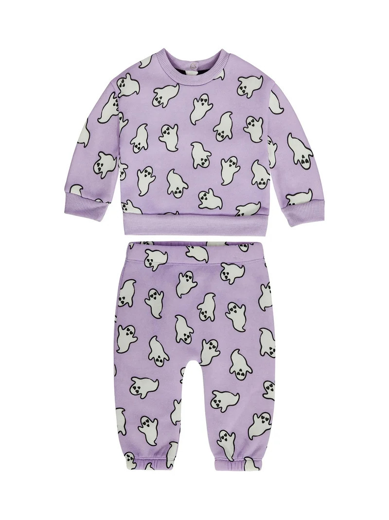 Way To Celebrate Baby Boy Halloween Pullover and Jogger Set, 2-Piece, Sizes 0-3m - 24m - Walmart.... | Walmart (US)