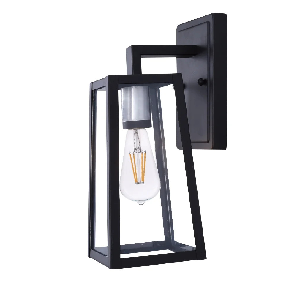 Better Homes & Gardens Outdoor Porch Light Wall Lantern, Vintage Black | Walmart (US)