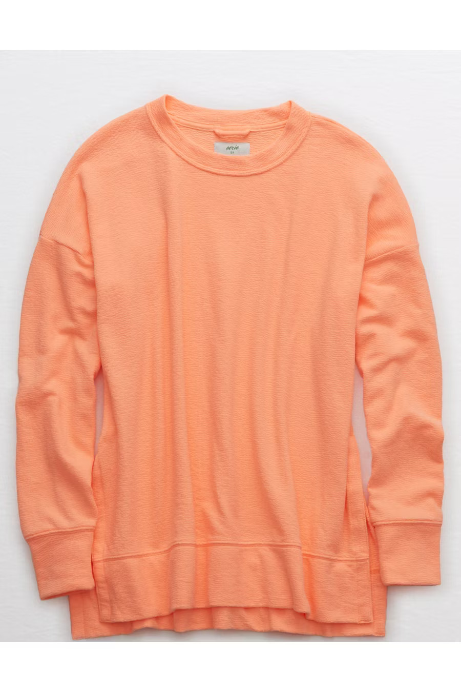 Aerie Summer Desert Sweatshirt Women's Neon Peach XL | American Eagle Outfitters (US & CA)
