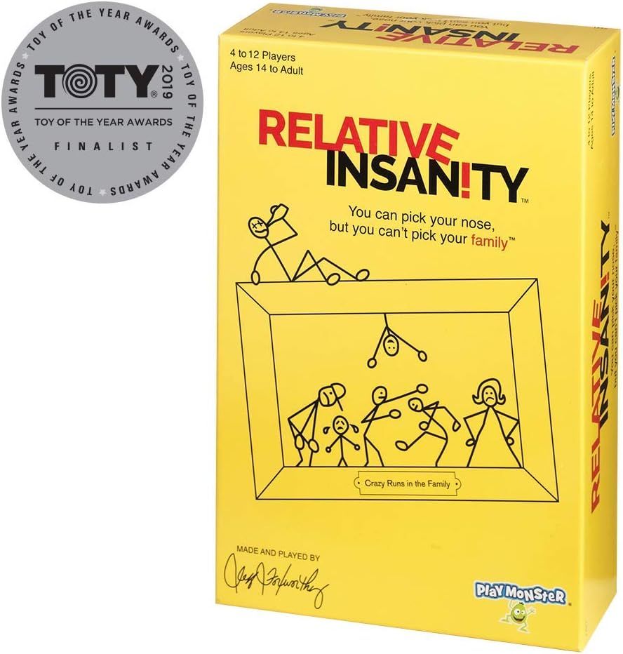 Relative Insanity Party Game About Crazy Relatives -- Made & played by Comedian Jeff Foxworthy! | Amazon (US)