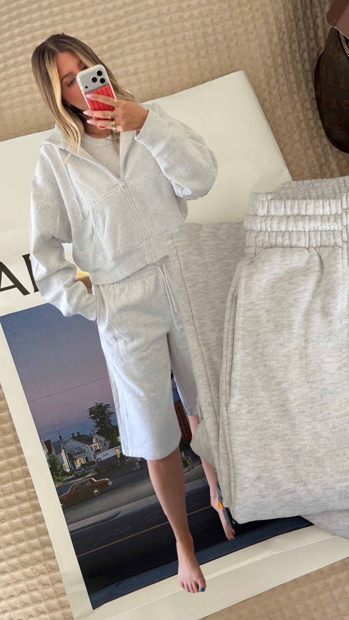 I bought this sweat shorts set for spring and summer nights and it’s the coziest everrr! I sized down in the shorts and sized up in the sweatshirt lol

#LTKdayinmylife #LTKgrwm #LTKActive