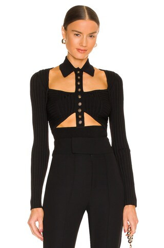 Significant Other Delta Knit Top in Black from Revolve.com | Revolve Clothing (Global)
