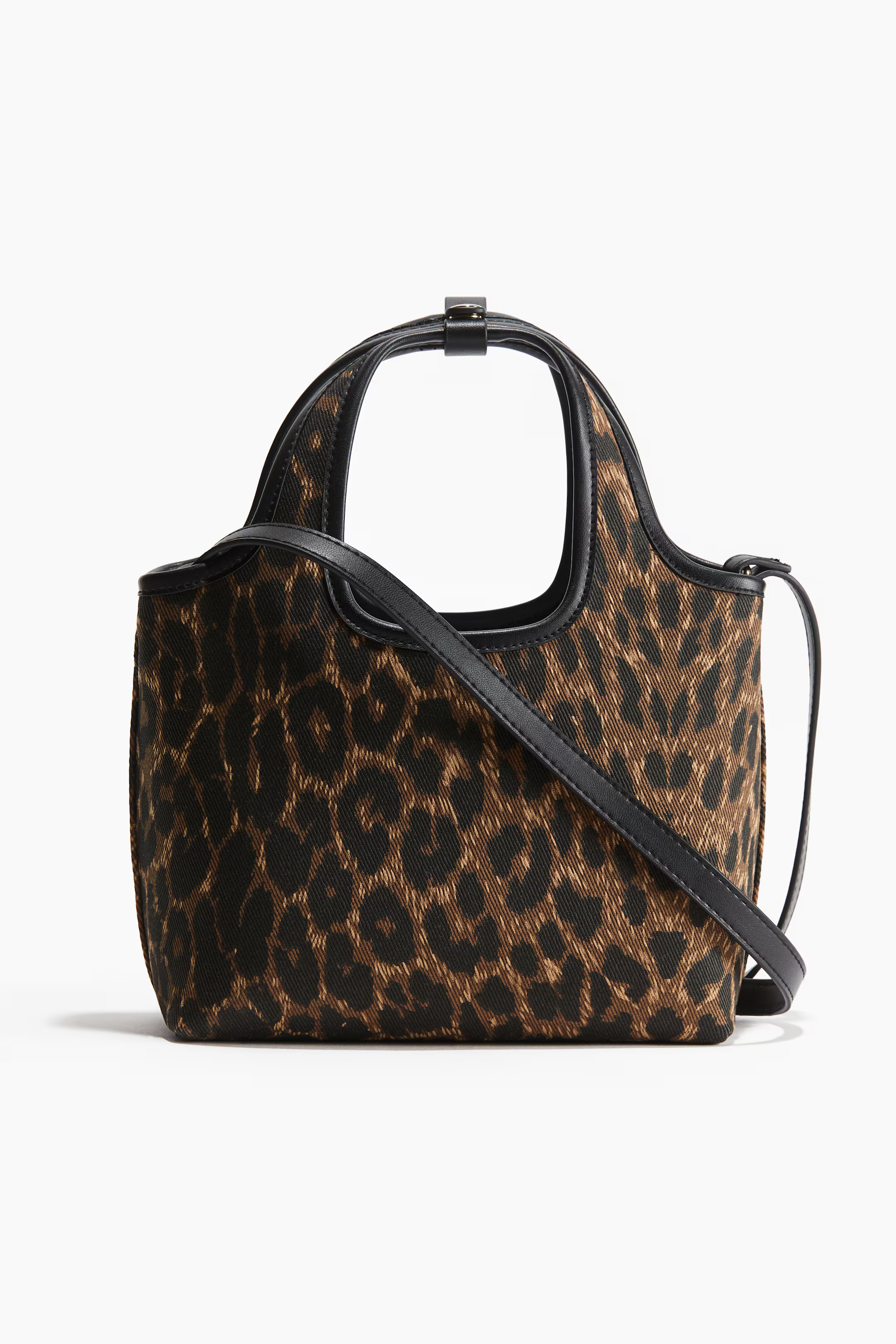 Crossbody bag - Dark beige/Leopard print - Ladies | H&M GB | H&M (UK, MY, IN, SG, PH, TW, HK)