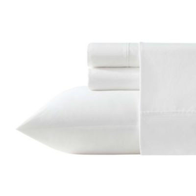 Vera Wang VW Egyptian Cotton Cotton Sheet Set, White, King | Belk
