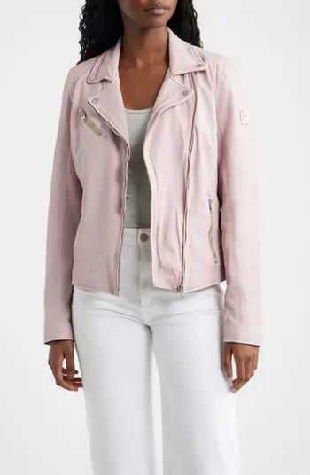 Sofia Lambskin Moto Jacket | Nordstrom
