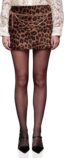 Avec Les Filles Leopard Print Miniskirt | Nordstrom | Nordstrom