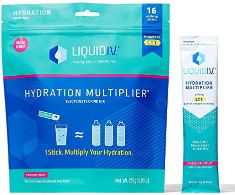 Liquid I.V. Hydration Multiplier, Electrolyte Powder, Easy Open Packets, Supplement Drink Mix (Pa... | Amazon (US)