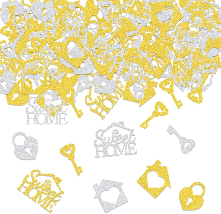 Amazon.com: 200Pcs Sweet Home Confetti,Housewarming/Welcome Home Party Table Decorations,Welcome ... | Amazon (US)