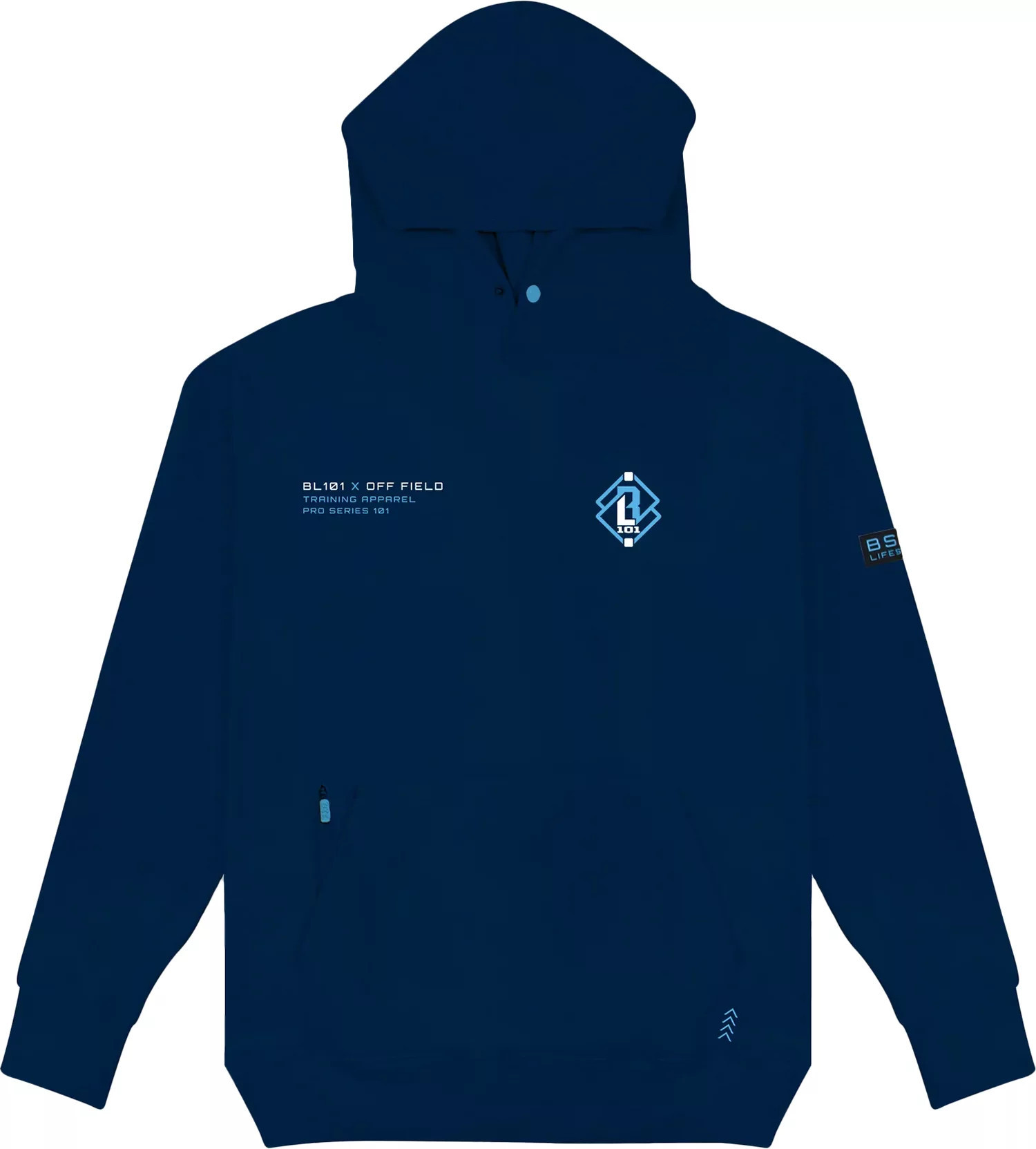 Baseball Lifestyle 101 Boys' Off-Field Waffle Performance Hoodie, Large, Navy | DICK'S Sporting Goods