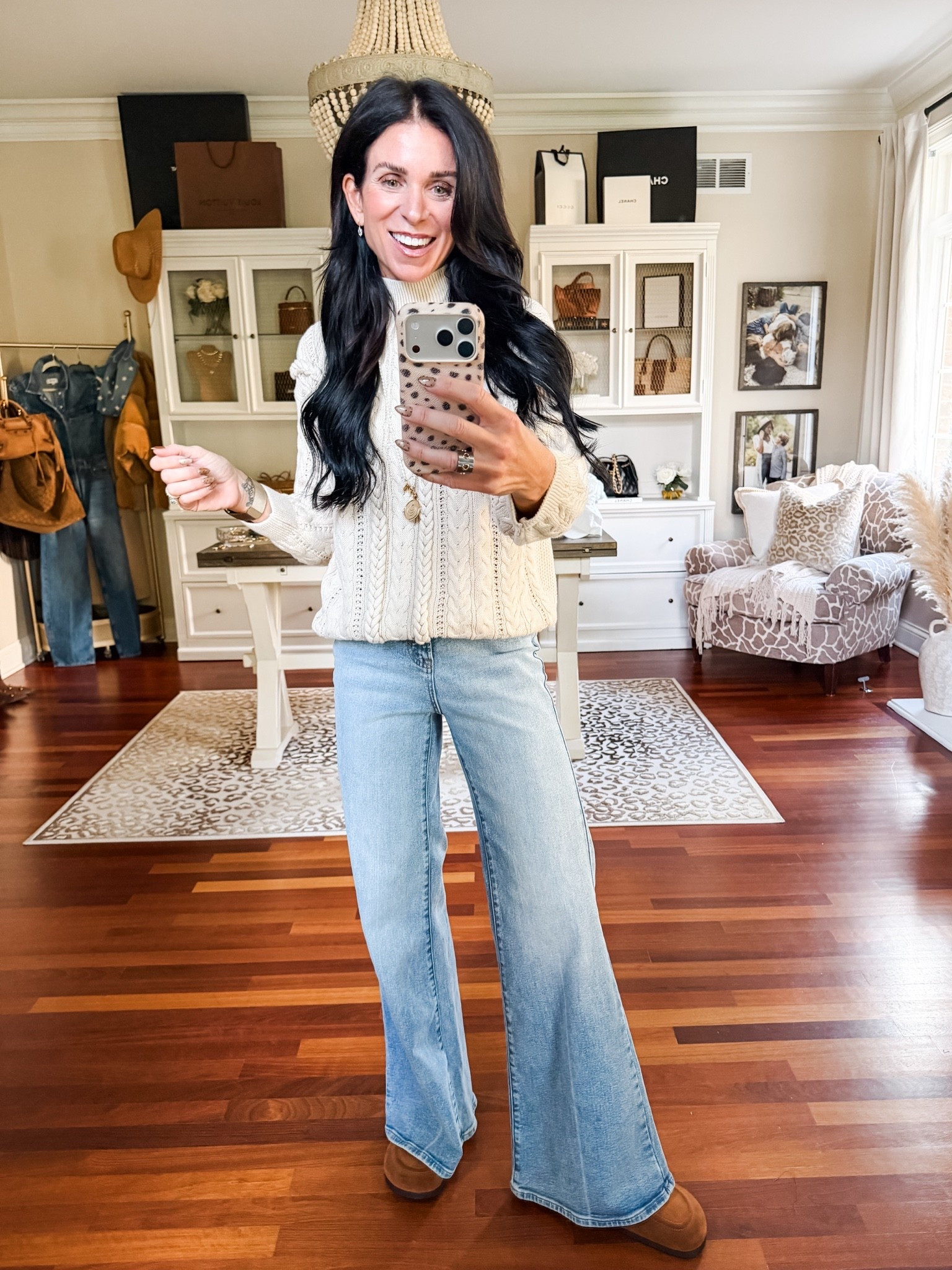 Love this cable knit @Target sweater 
Wearing an XS