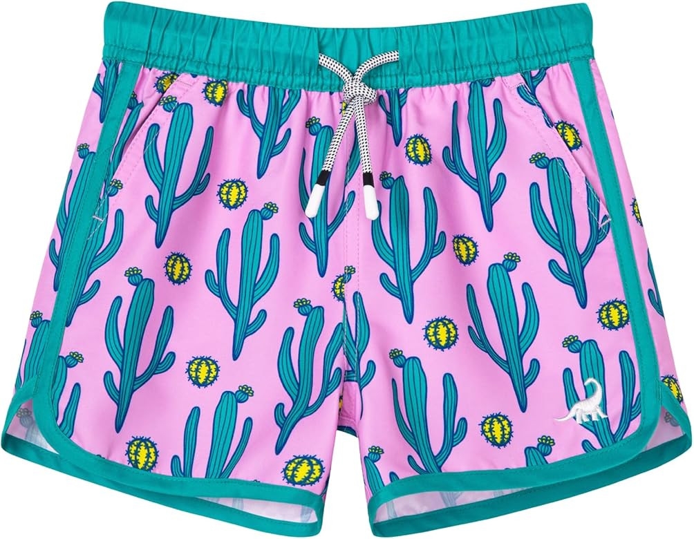 SURF CUZ Boys Swim Trunks Retro Toddler Boy Swimsuit Shorts Quick Dry Swimming Bathing Suit | Amazon (US)