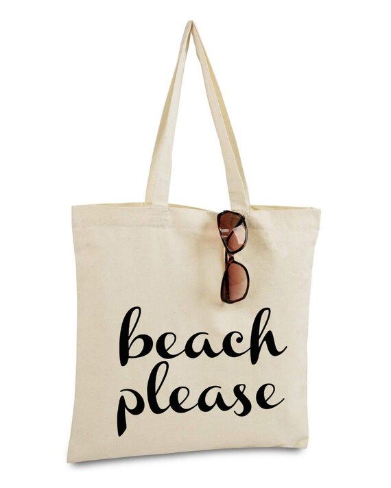 Sale...Beach Please Tote Bag Tote Bag Market Tote Bag Tote bag Teachers Gift Mothers Day Gift FearLe | Etsy (US)