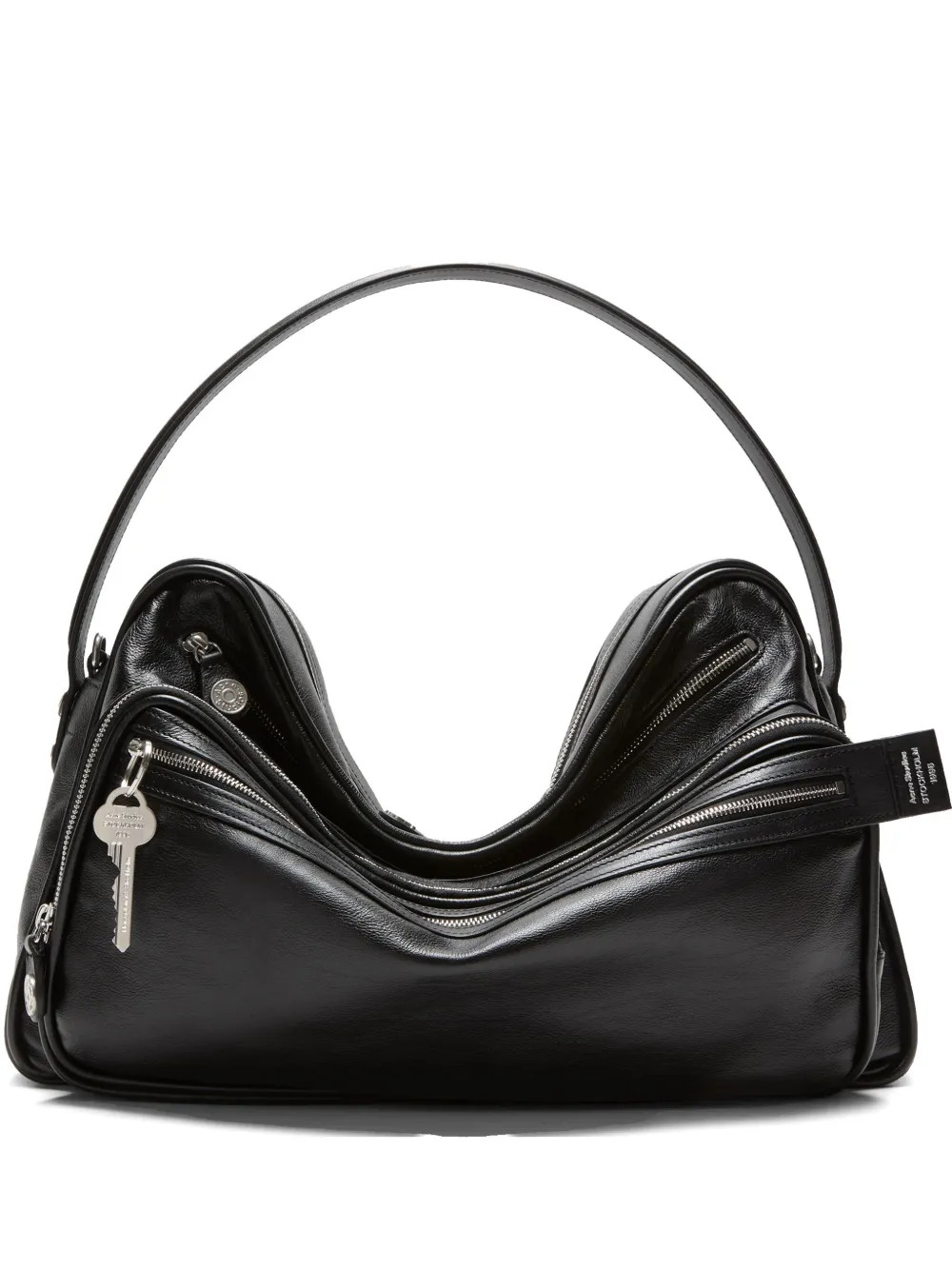 Acne Studios Medium Camero Shoulder Bag | Black | FARFETCH CA | Farfetch Global