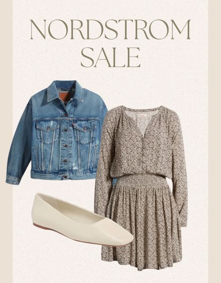 Nordstrom sale // denim jacket // dress // outfit idea 

#LTKxNSale