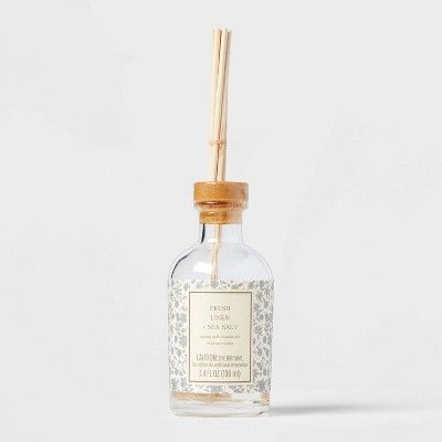 100ml Diffuser Blue/Fresh Linen and Sea Salt - Threshold™ | Target