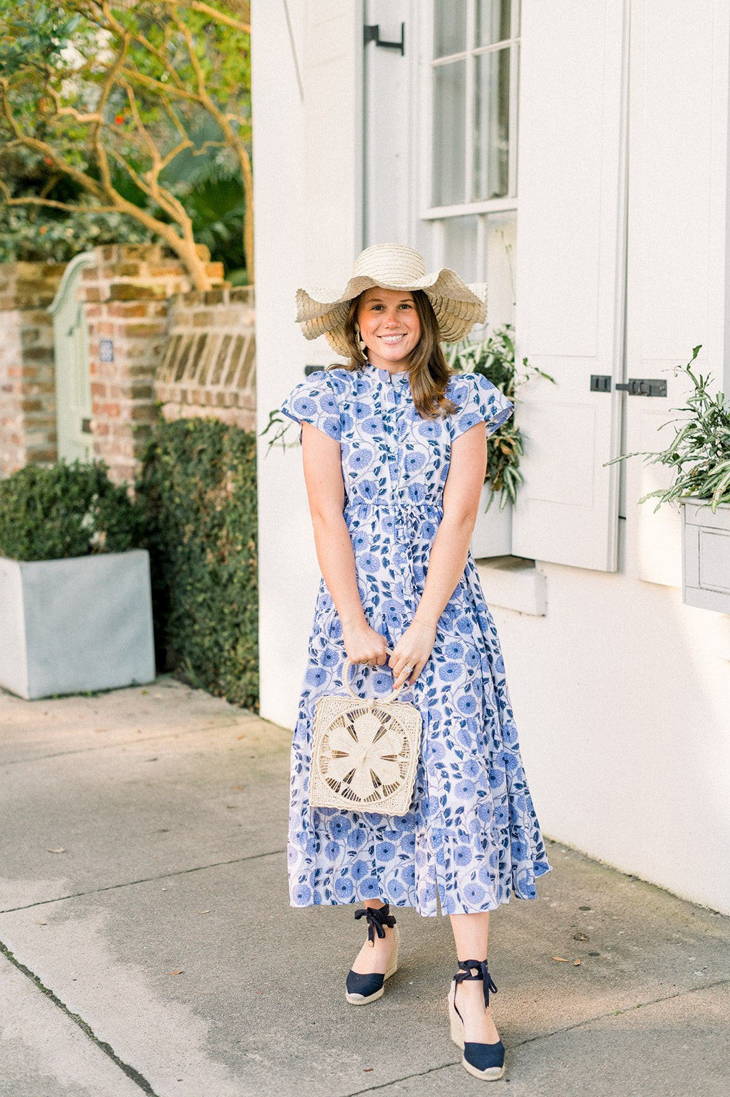 Magnolia Garden Flutter Dress | Chive Blossom | Victoria Dunn 