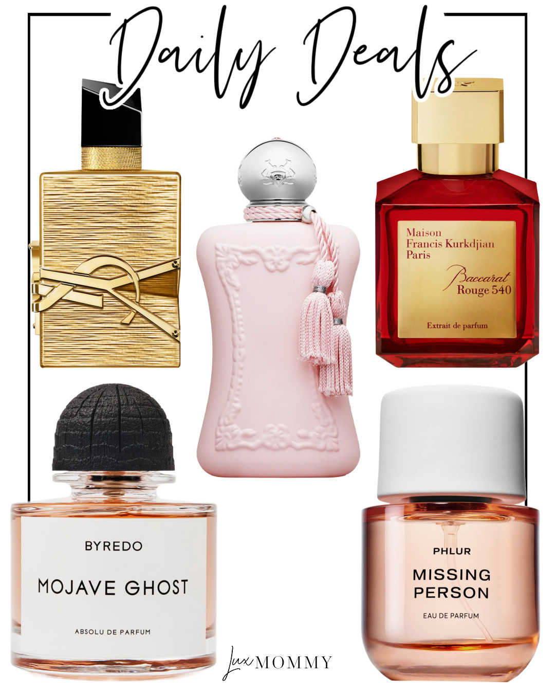 Daily Deals, Deals of the day!!
Missing Person, Delina, Baccarat Rouge 540, Libre, Mojave Ghost 

 #LTKGiftGuide #LTKHoliday #LTKFindsUnder50