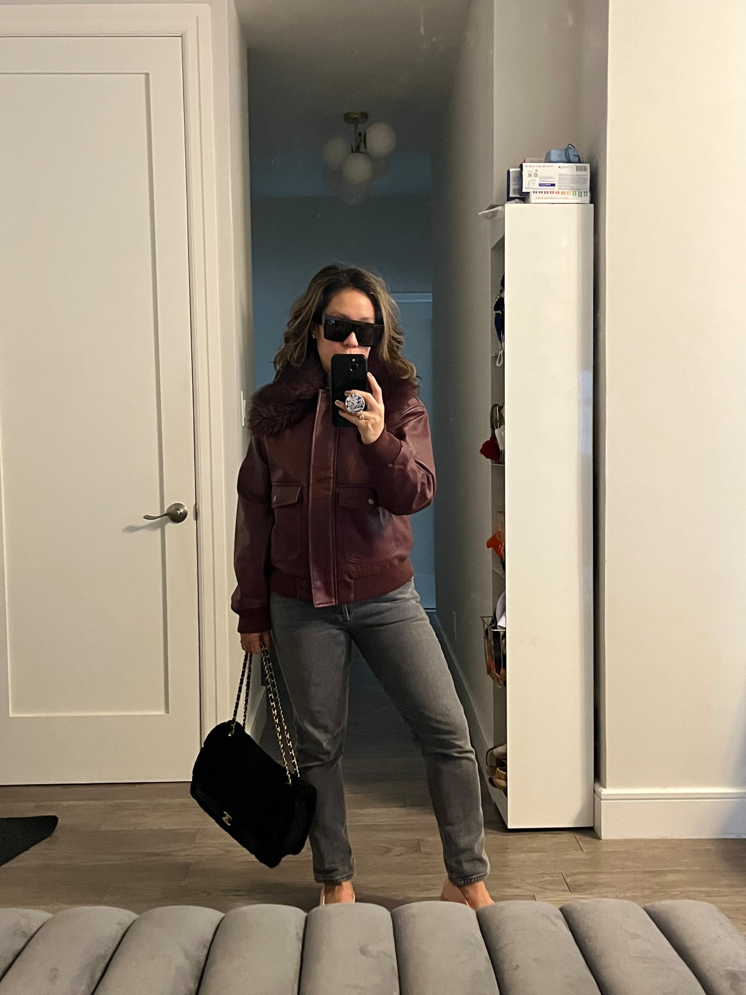 Color of the season. Love this burgundy color. Love the wide spread faux fur collar. The collar is removable, so it’s like buying two jackets for the price of one! Love that! I’m wearing an xs.

#LTKOver40 #LTKHoliday #LTKFindsUnder50