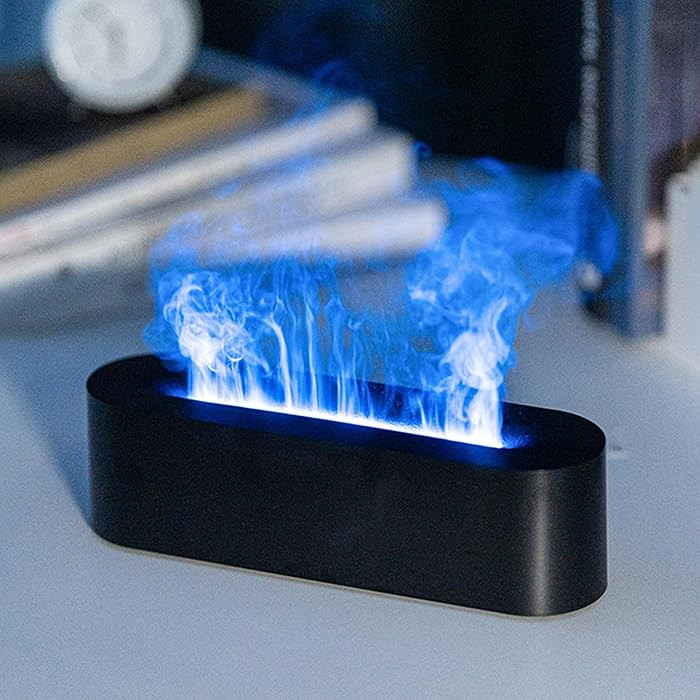 Essential Oil Diffuser, Fireplace Fire Flame Aromatherapy Diffuser, 150ml Ultrasonic Cool Mist Hu... | Amazon (US)