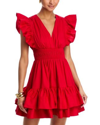 Flutter Sleeve Mini Dress - Exclusive | Bloomingdale's (US)