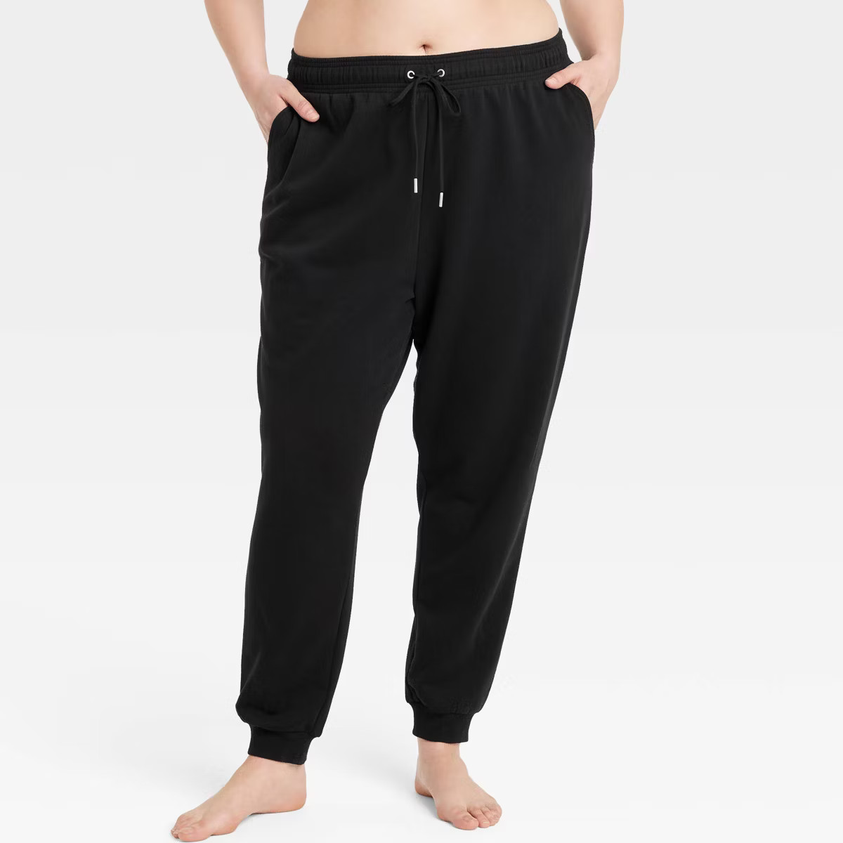 Women's Fleece Jogger Pants - Auden™ Pink L | Target