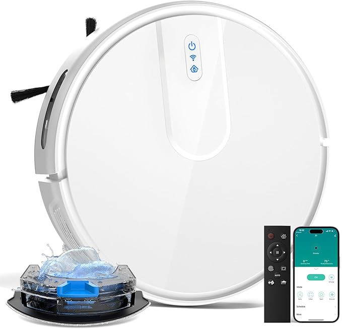 Robot Vacuum and Mop Cleaner with 4500Pa Suction, Advanced 3D Obstacle Avoidance, Next-Generation... | Amazon (US)
