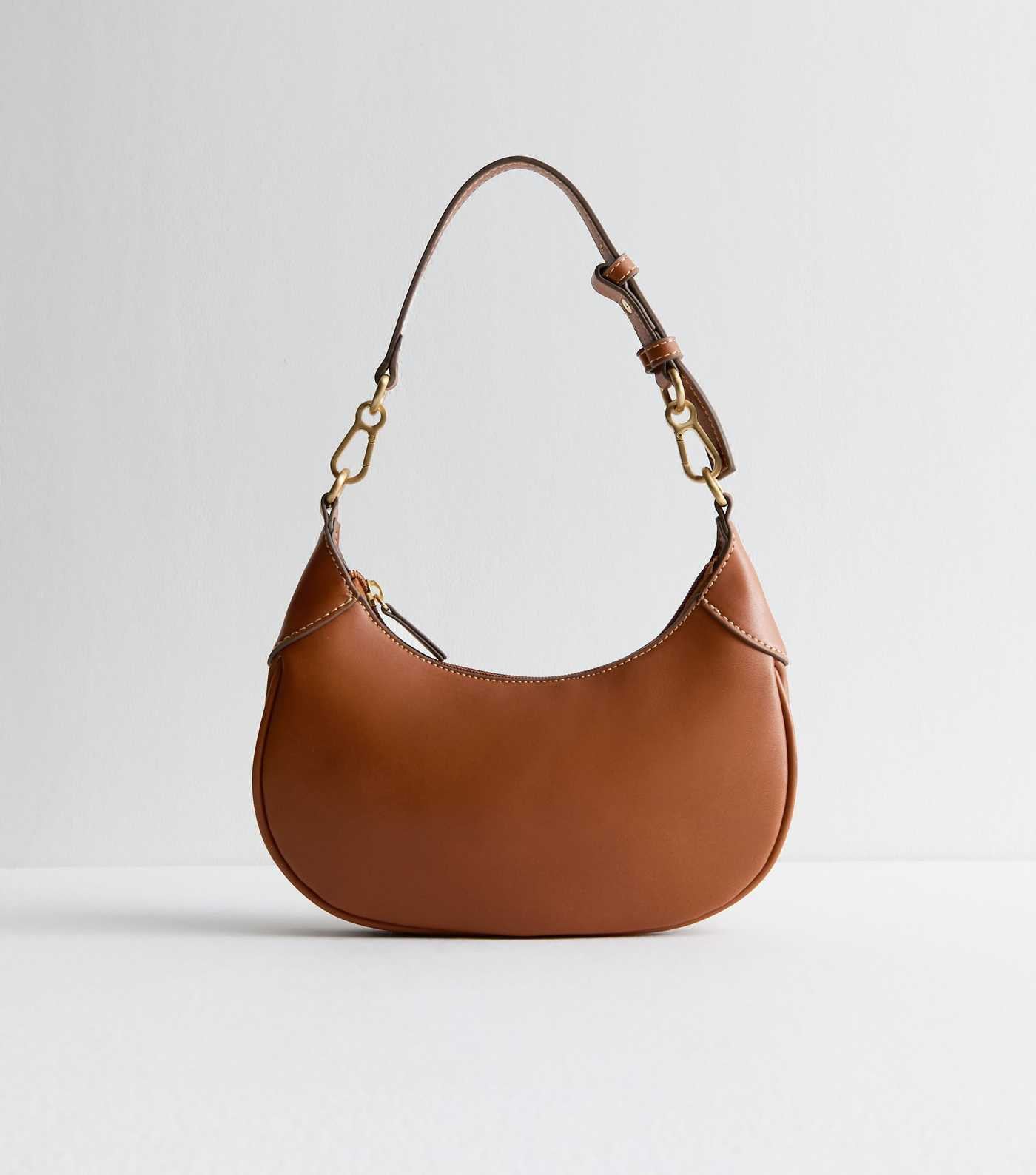 Tan Brown Stitch Detail Mini Shoulder Bag | New Look | New Look (UK)