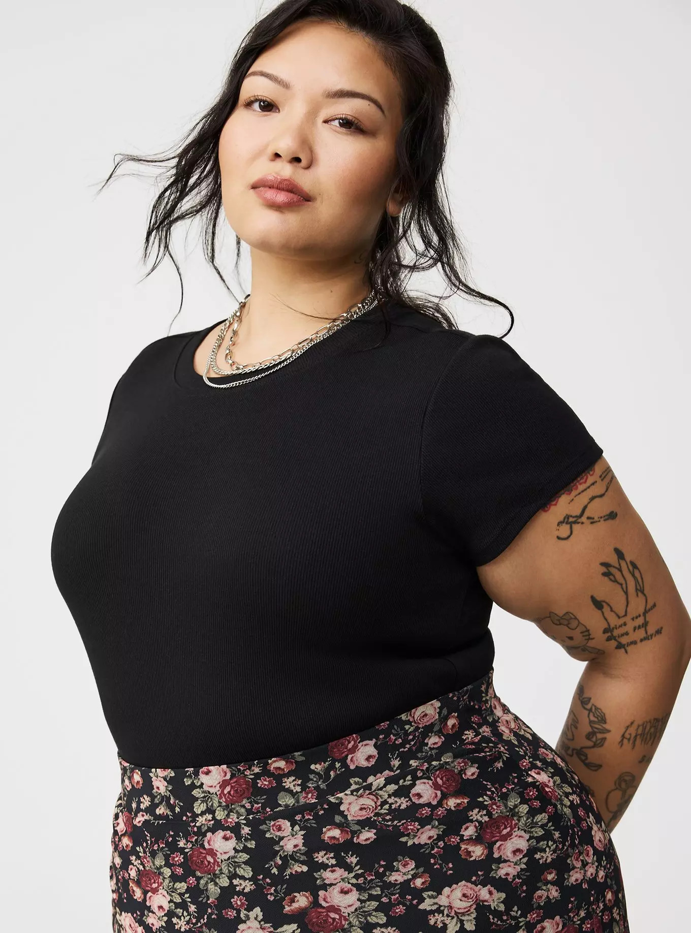 Heritage Rib Crew Tee | Torrid (US & Canada)