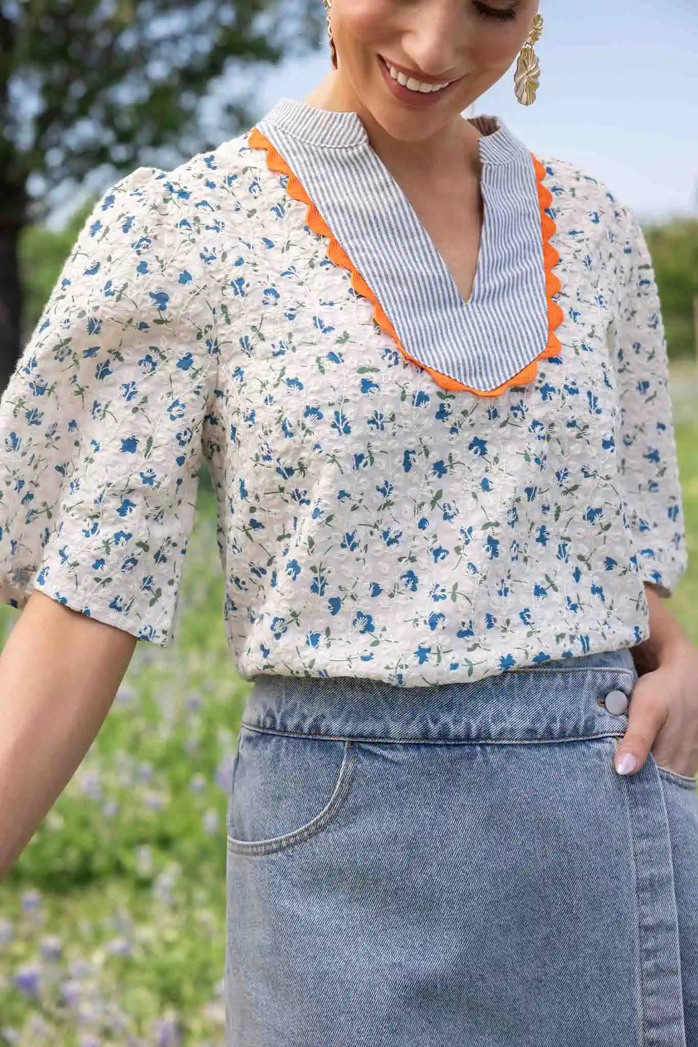 Gwen Top- White | Avara