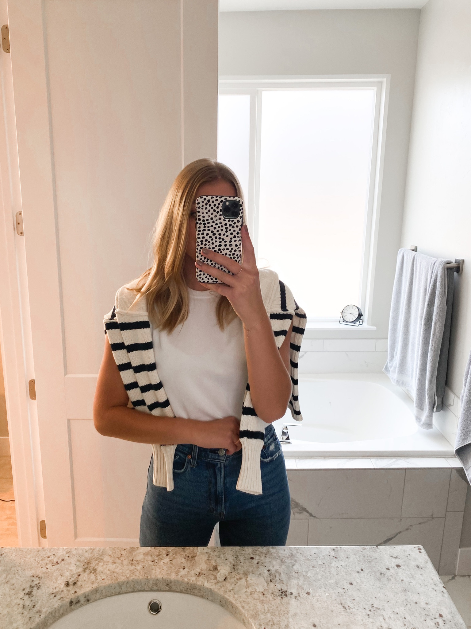 Preppy style // striped sweater on sale // fall outfit // fall style // Madewell 

#LTKSeasonal #LTKunder100 #LTKsalealert