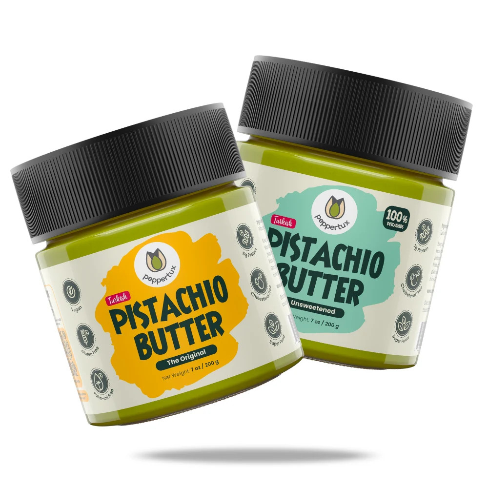 Turkish Unsweetened Pistachio Butter - PepperTux Farms | Peppertux