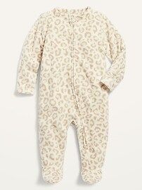 Unisex Micro Fleece Footed One-Piece for Baby | Old Navy (US)